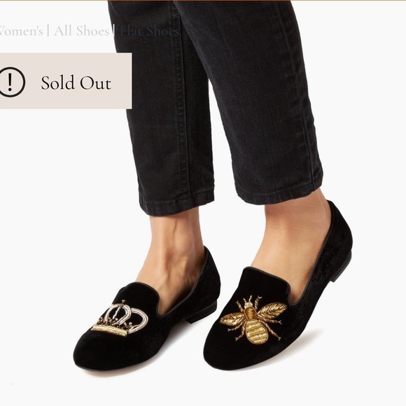 Dune London Shoes - 😍Dune London velvet Bee loafers